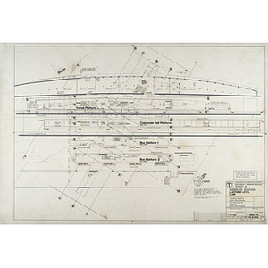 Ruggles Station, platform level plan