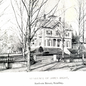 The residence of James Wight, Sanborn Street, Reading