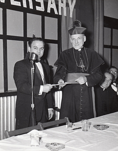 Charles Santos Jr. with Cardinal Richard Cushing