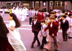 1974 Procession to Saint Anthony's Church in Lowell, MA (film)