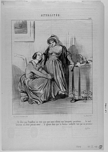 - Et dire que Proudhon ne veut pas que nous allions aux banquets socialistes...... le malheureux n'a donc jamais aimé..... il ignore donc que la femme embellit tout par sa présence!..