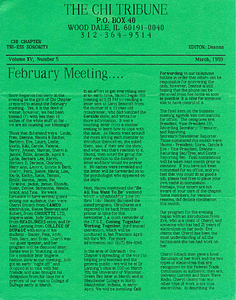 Chi Tribune (March, 1989)