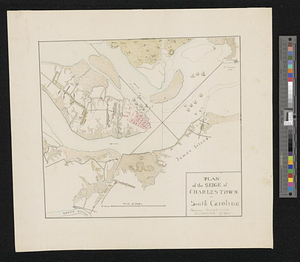 Plan of the seige [sic] of Charlestown in South Carolina