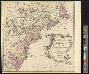 Mappa geographica Americae Septentrionalis ad emendatiora exemplaria adhuc edita jussu Acad. Reg. Scient. et eleg. litt. descripta