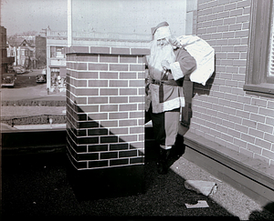 Santa on Chimney