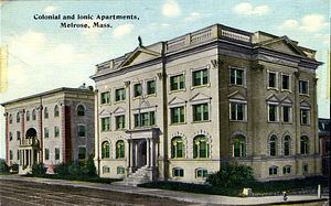 Colonial and Ionic Apartments: Melrose, Mass.