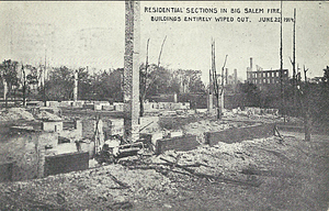 Salem Fire, Residential Ruins