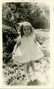 Carmen Ares as a little girl