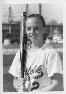Suffolk University softball player Lisa Reardon