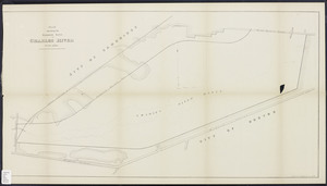 Plan showing the harbor line in Charles River