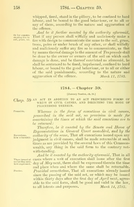 1784 Chap. 0059 An Act In Addition To An Act Prescribing Forms Of Writs In Civil Causes, And Directing The Mode Of Proceeding Therein.