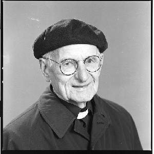 Christian brother from Downpatrick wearing beret