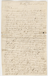 Jepthah Bacon letter to Heman Humphrey, 1824 March 16