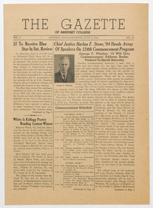 The gazette of Amherst College, 1944 June 2