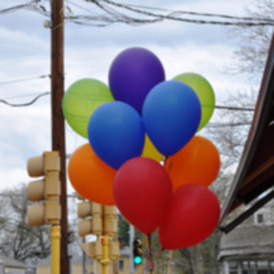 Downtown Rainbow Balloons
