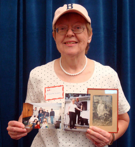 Eloise Lyman at the Waltham Mass. Memories Road Show