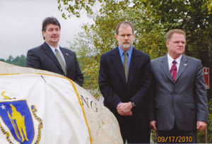 Unveiling of Wamsutta Stone and opening of boat ramp