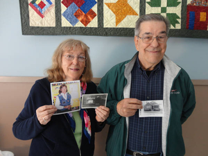 Sandra Jardin and Edward Jardin at the Stoughton Mass. Memories Road Show