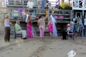 Our wedding on the beach