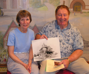 Chris Willis and Joan Willis at the Quincy Mass. Memories Road Show