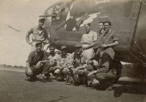 B-24 Crew photo in front of our plane