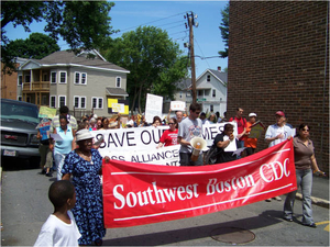 SWBCDC rally for affordable housing