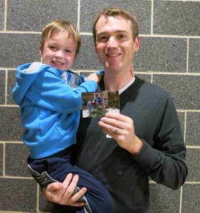 Shaun Neville and Liam Neville at the Wilmington Mass. Memories Road Show