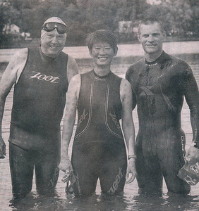 Swimming at Silver Lake