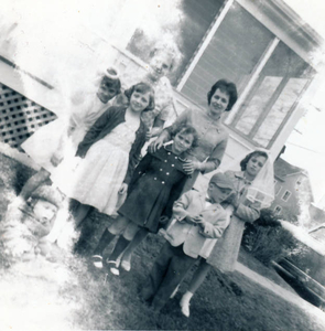 Aunt Linda and Aunt Sheila's confirmation day