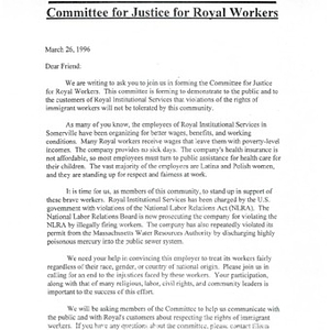 Special Report, Dirty Laundry: Royal Institutional Services and the Fight for Justice for Laundry Workers