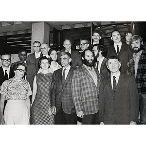 The 1971 yearbook photo of the Mathematics Department