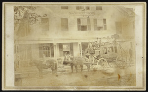 Stagecoach at Wachusett House, Princeton, Mass., undated