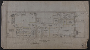 Basement Plan, House for James Means, Esq., Bay State Road, Boston, Feby. 26, 1897