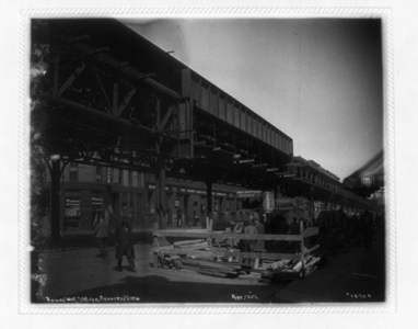 Rowe's Wharf Station progress view, Boston, Mass.