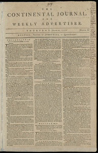 The Continental Journal and Weekly Advertiser, 27 June 1776