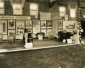 Department of Industrial Accidents exhibit booth