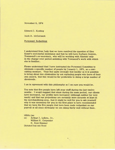 Memorandum from Mark H. McCormack to Edward J. Keating