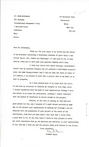 Letter from Stewart Binns to Mark H. McCormack