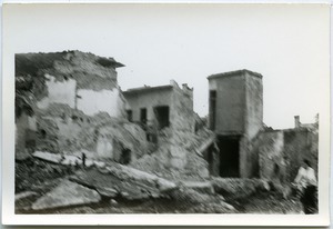 Bombing ruins in Thái Bình City