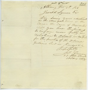 Letter from J. Fannan to Joseph Lyman