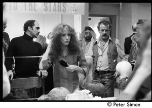 Larraine Newman backstage on Saturday Night Live