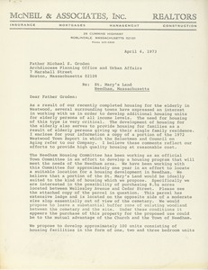 Letter from Alexander H. McNeil to Michael S. Groden