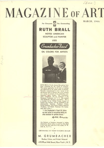 M. Grumbacher advertisement