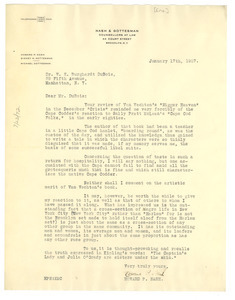 Letter from Howard P. Nash to Editor of the Crisis