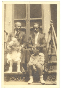 Henri and Clarke Bailey with W. E. B. Du Bois