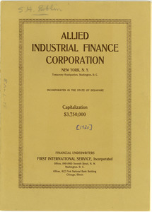 Allied Industrial Finance Corporation