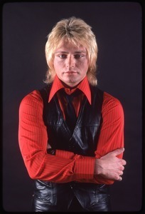 The Cars, photo shoot for Candy-O: Benjamin Orr