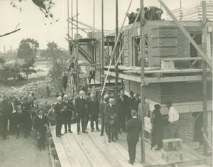Weiser Hall Cornerstone Laying Ceremony at Springfield College, 1922
