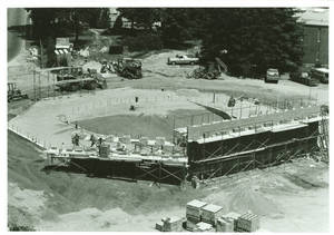 The Construction Site of the Fuller Arts Center at Springfield College