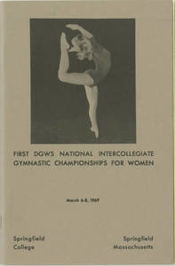 First DGWS Gymnastics Championships Program (March 1969)